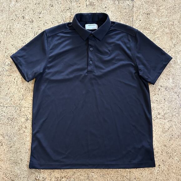 Ministry Of Supply Apollo Performance Polo Button Up Shirt Large - Picture 1 of 6